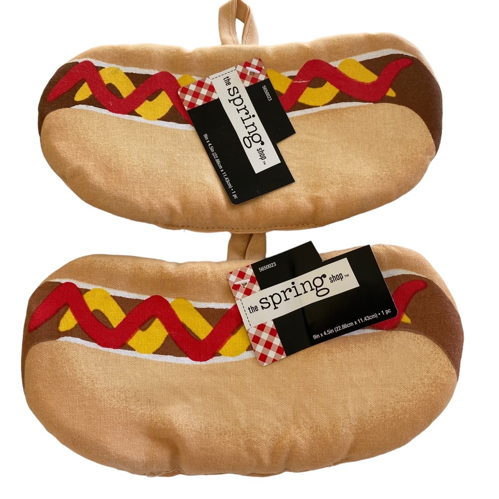 2 Hot Dog Potholders